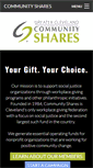 Mobile Screenshot of communityshares.org