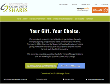 Tablet Screenshot of communityshares.org